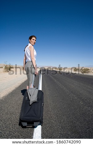 Similar – Image, Stock Photo Desert Road