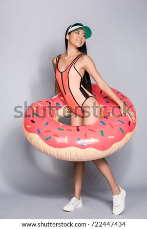 Similar – #A# Summer sun donut