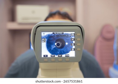 Fully automatic tonometer and pachymeter, easily measures intraocular pressure in the right and left eyes. Eye exams. Eye care supplies, ophthalmics.