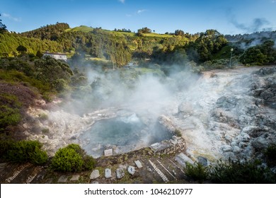 Fumarolas In Furnas, Azores