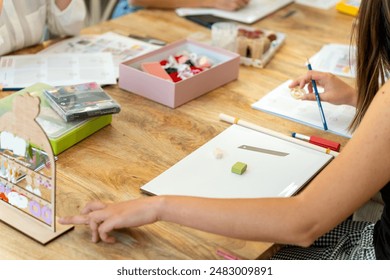 Fun and creative polymer clay earring workshop for women