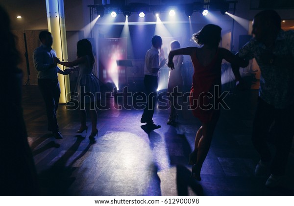 Fun Dance Party Nightclub After Wedding Stock Photo Edit Now