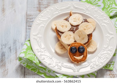 Fun Food Art Idea For Kids - Turtle Pancake For Breakfast