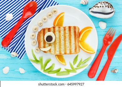 Fun Food Art For Kids Creative Sandwich Like A Goldfish