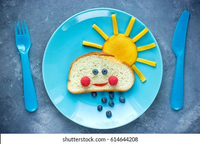 Fun With Food For Kids Funny Breakfast