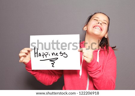 Similar – Image, Stock Photo joy Well-being Contentment