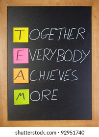 44 Together everybody achieves more Images, Stock Photos & Vectors ...