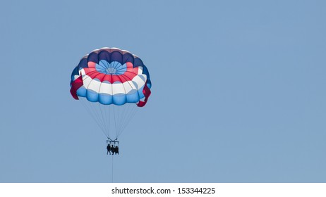 Fun Parasailing On Key West, Florida.