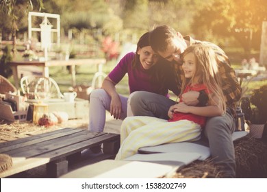  Fun Times. Family Having Fun In Nature.