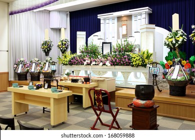 Funeral Home Interior Of Japanese Style