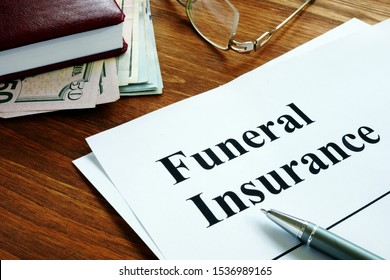 Funeral insurance agreement, money and glasses. - Shutterstock ID 1536989165