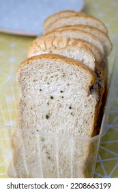 Fungal Spots On Moldy Bread Loaf 