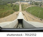 Funicular (Cable Car) at the Olympic Stadium in Montreal (Quebec), Canada