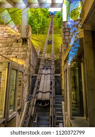 Funicular In The Ljubljana Castle Park