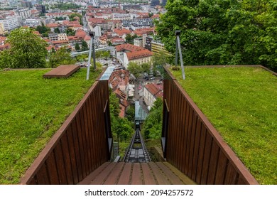 Funicular To Ljubljana Castle, Slovenia