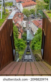 Funicular To Ljubljana Castle, Slovenia