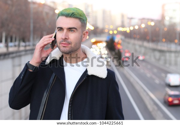 Funky Young Man Very Edgy Look Stock Photo Edit Now