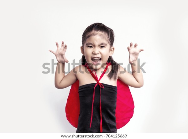 black dress with red shawl