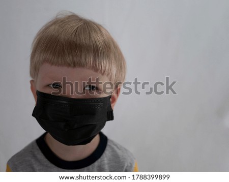 Similar – Image, Stock Photo Funny blond kid with long hair