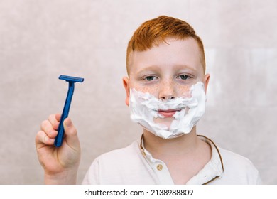 595 Teen boy shaving Images, Stock Photos & Vectors | Shutterstock