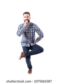 4,297 Man Squatting White Background Images, Stock Photos & Vectors 