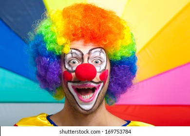 Funny Clown Portrait