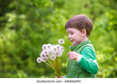 Funny Cute Kid Boy Having Fun Stock Photo 440456494 