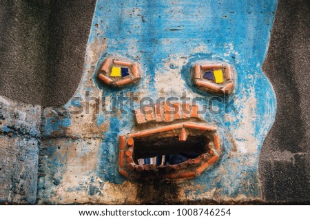 Similar – Image, Stock Photo Colorful disguised building facade