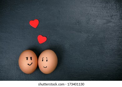 Funny Eggs In Love