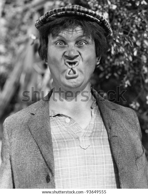 Funny Face Stock Photo Edit Now 93649555