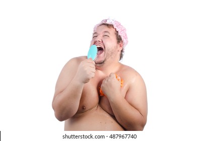 Funny Obese Naked Adult