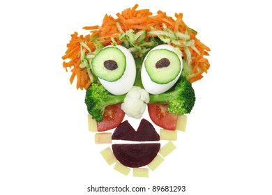 Funny Food Face