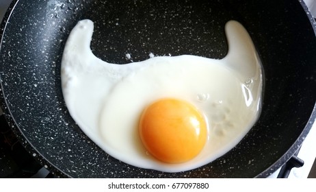 Funny Fried Egg Devil Horns Stock Photo (Edit Now) 677097880