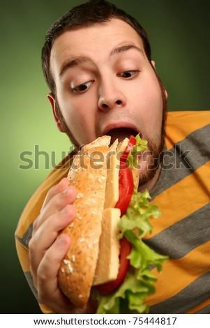 Similar – Foto Bild lecker Hamburger Hand