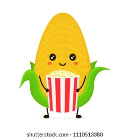 Smiling Corn Cartoon Images, Stock Photos & Vectors | Shutterstock