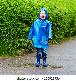 Funny Happy Kid Jumping Puddles Stock Photo 188922956 | Shutterstock