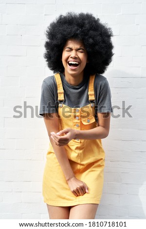 Similar – Image, Stock Photo Laughter is healthy Joy