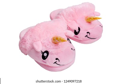 Funny Home Slippers Unicorns