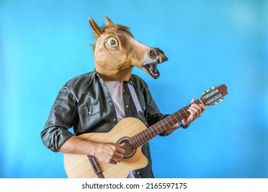 Funny Horse Head On Human Body Stock Photo 2165597175 | Shutterstock