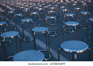 Funny how a combination of mundane objects create a unique pattern