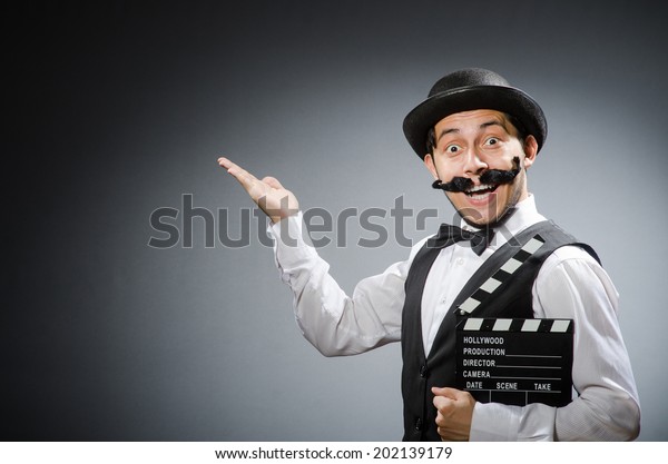 Funny Man Movie Clapper Board Stock Photo 202139179 | Shutterstock