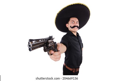 Funny Mexican With Sombrero Hat