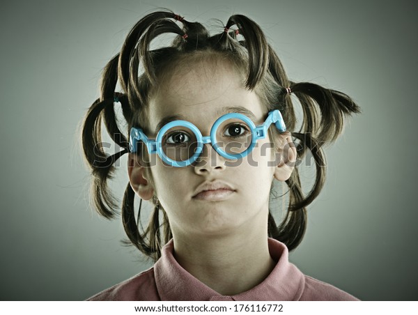 Funny Portrait Kid Hair Style Stock Photo Edit Now 176116772