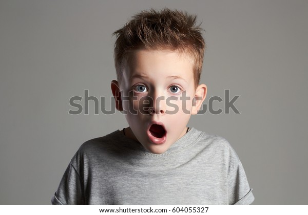 Funny Portrait Kidhandsome Little Boy 7 Stock Photo (Edit Now) 604055327