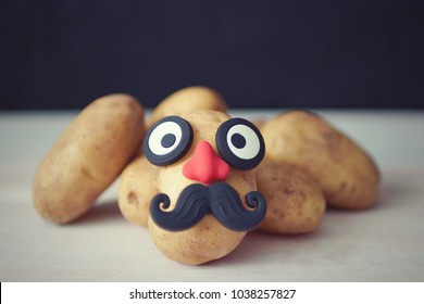 Funny Potato Head With Face