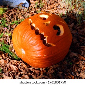 Funny Pumpkin At Les Epouvantables Bromont, Is A Fall Season Contest, That Will Bring The Visitors Back In Time Of The Old Village Called West Shefford