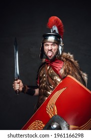 Funny Roman Soldier Taunts His Enemy Stock Photo 1961166298 | Shutterstock