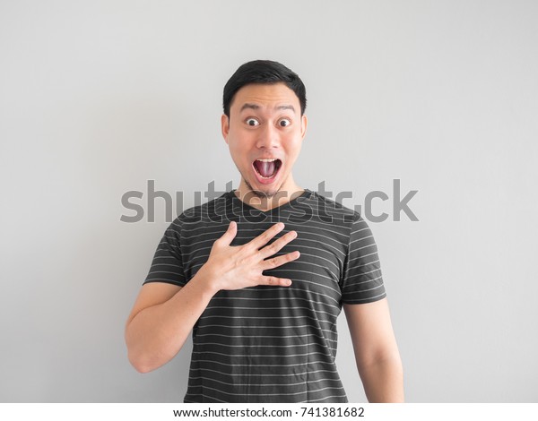 Funny Shocked Surprised Face On Asian Stock Photo 741381682 | Shutterstock