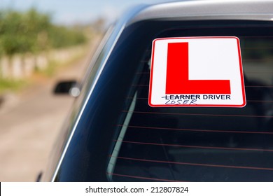 funny sign: learner driver or loser driver