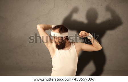 Similar – Image, Stock Photo bearded skinny guy in a gift box